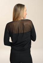 Alizé - Long-sleeved sweater with sheer back