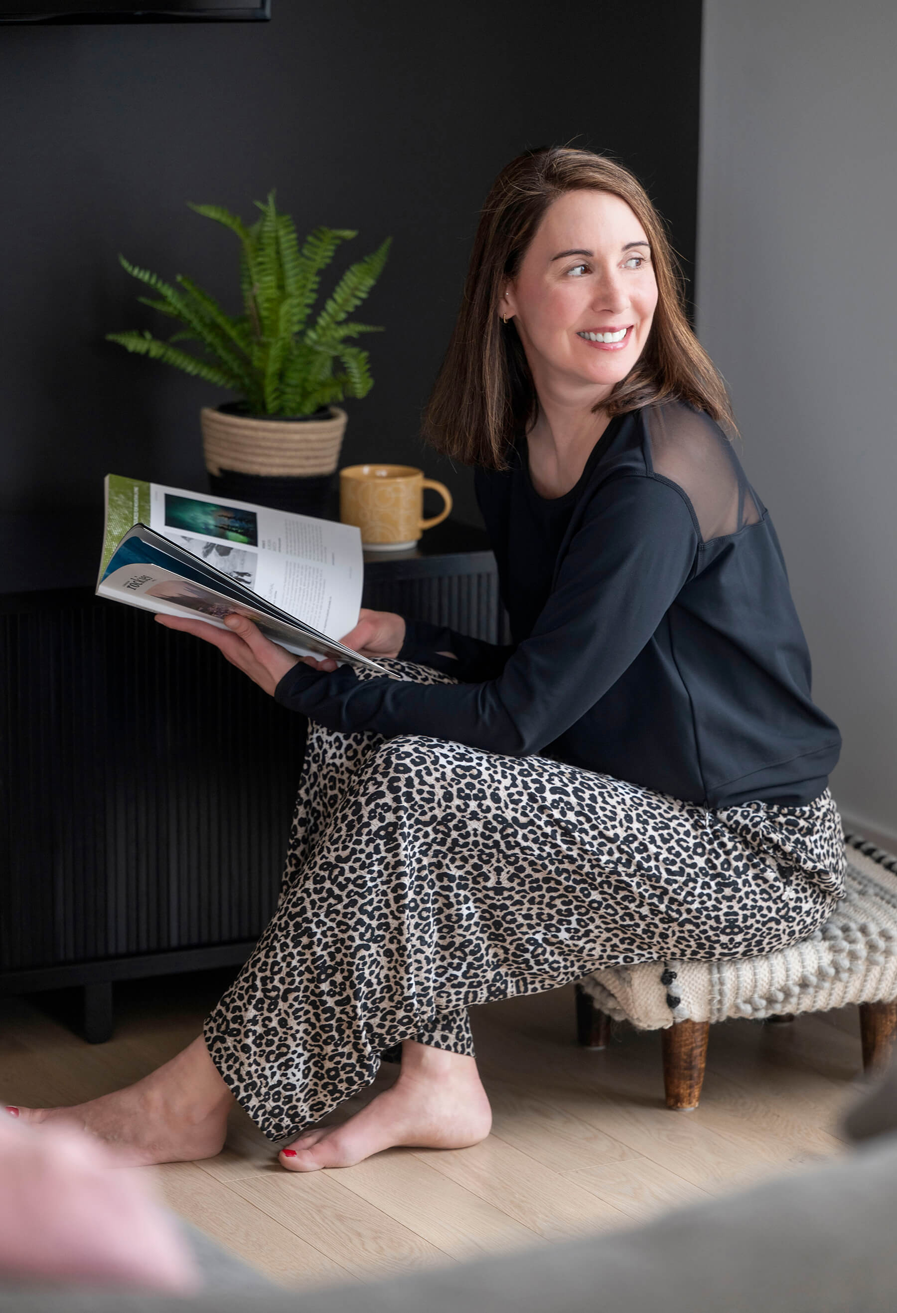 Alizé - Long-sleeved sweater with sheer back