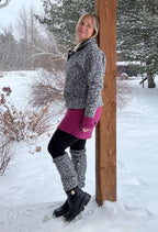 Charlotte - Curled leg warmers