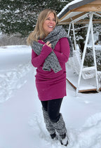 Charlotte - Curled leg warmers