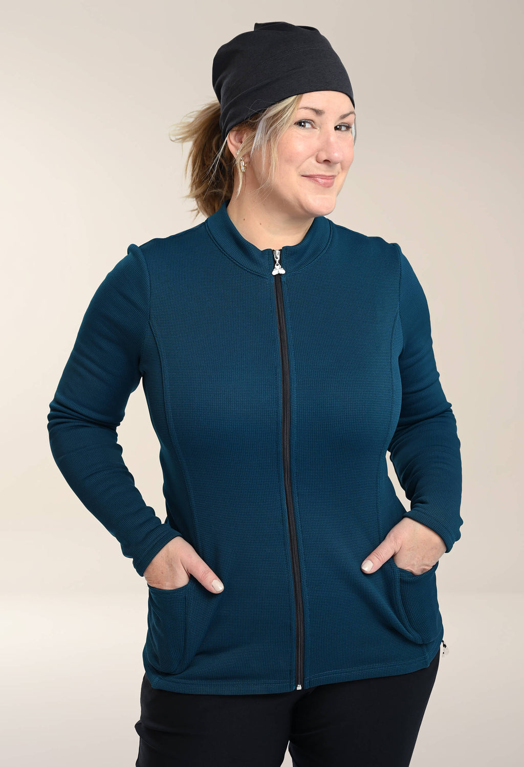 Jade - Veste en Polartec à manches longues et coupe ajustée