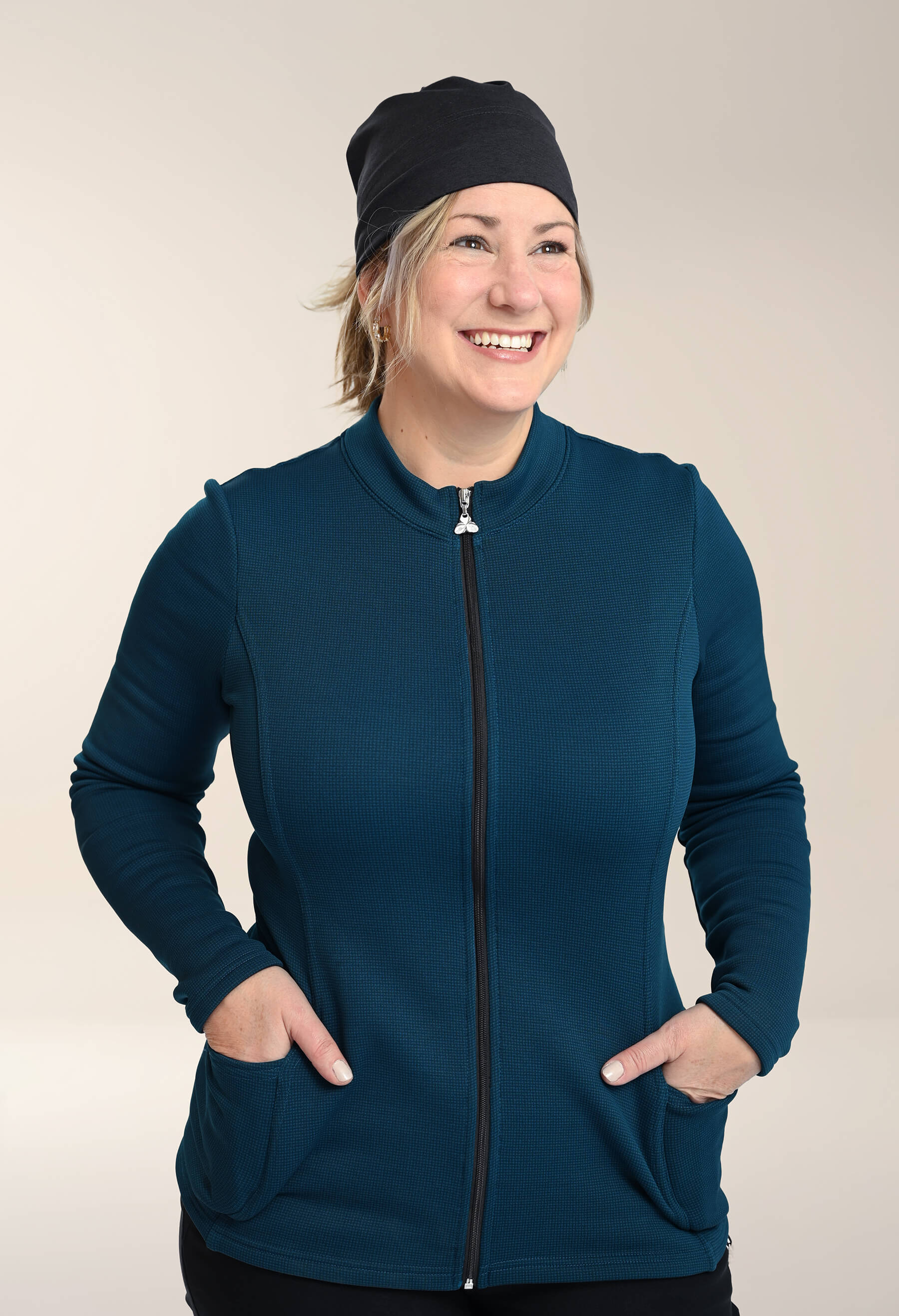 Jade - Veste en Polartec à manches longues et coupe ajustée