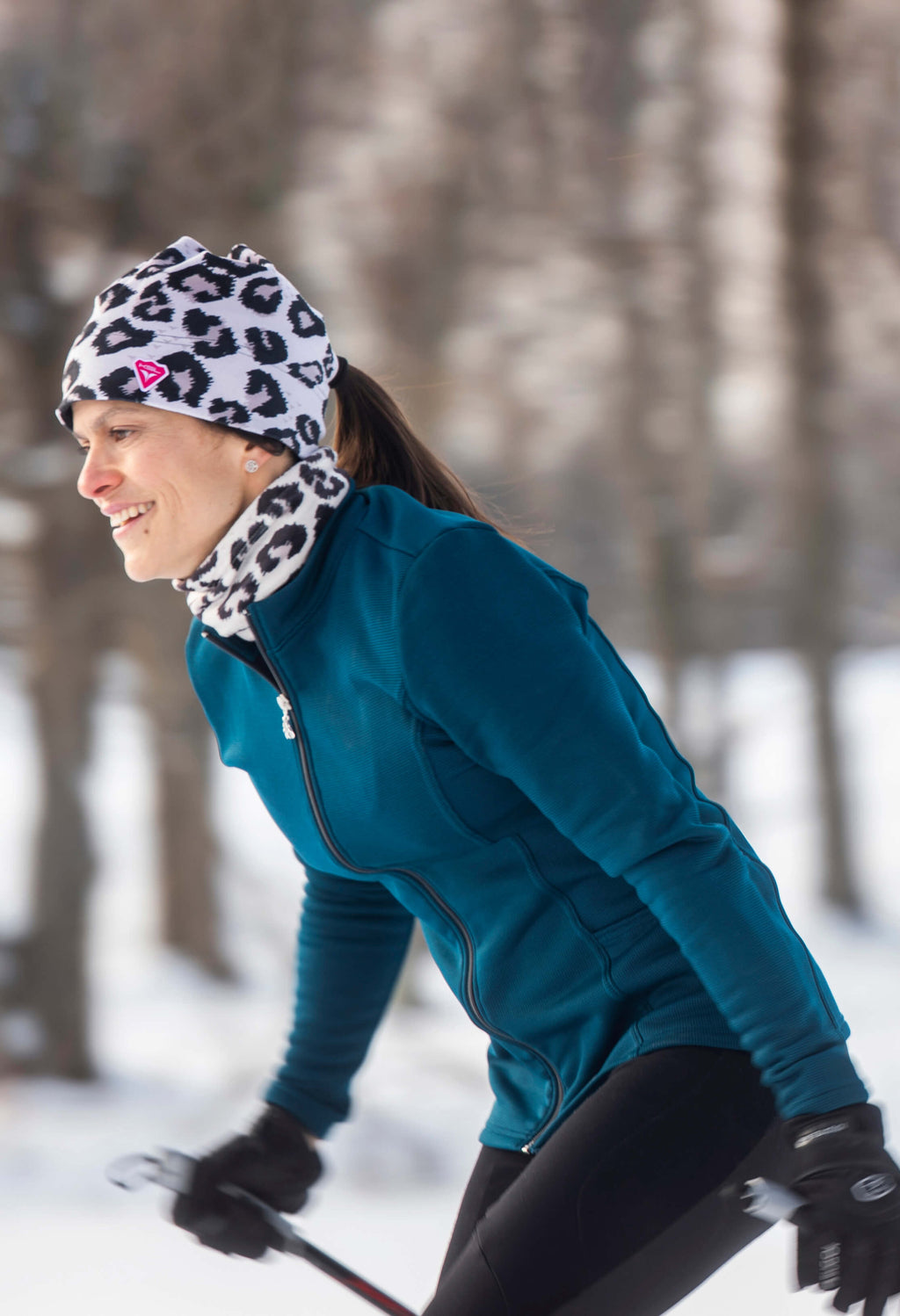 Jade - Veste en Polartec à manches longues et coupe ajustée