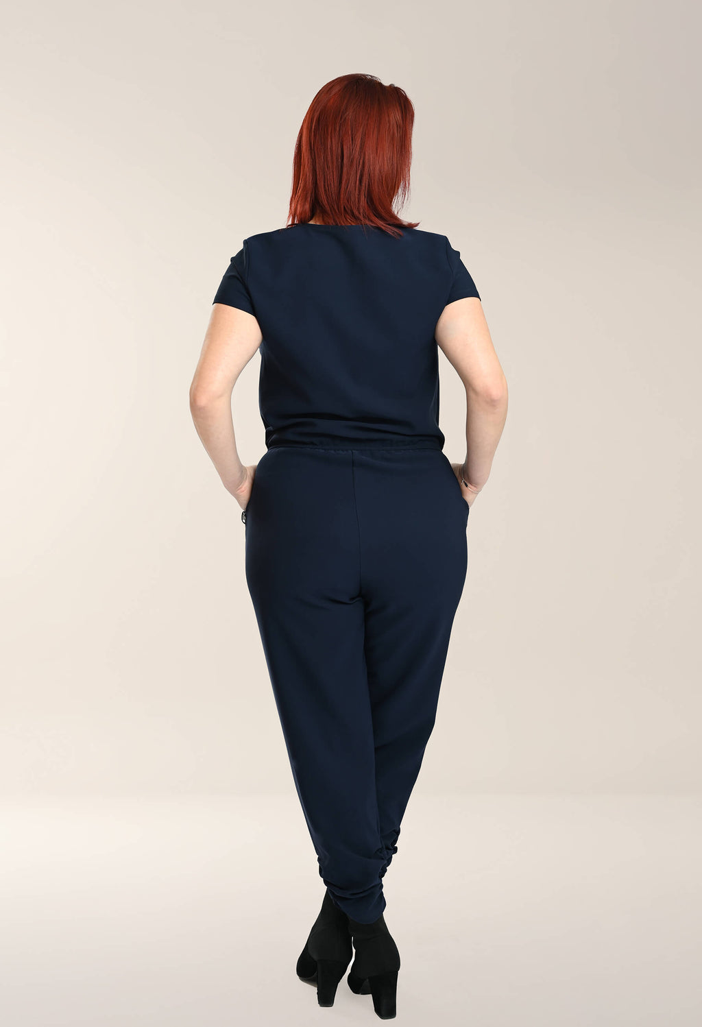 Maéva - One-piece jumpsuit with wrap neckline
