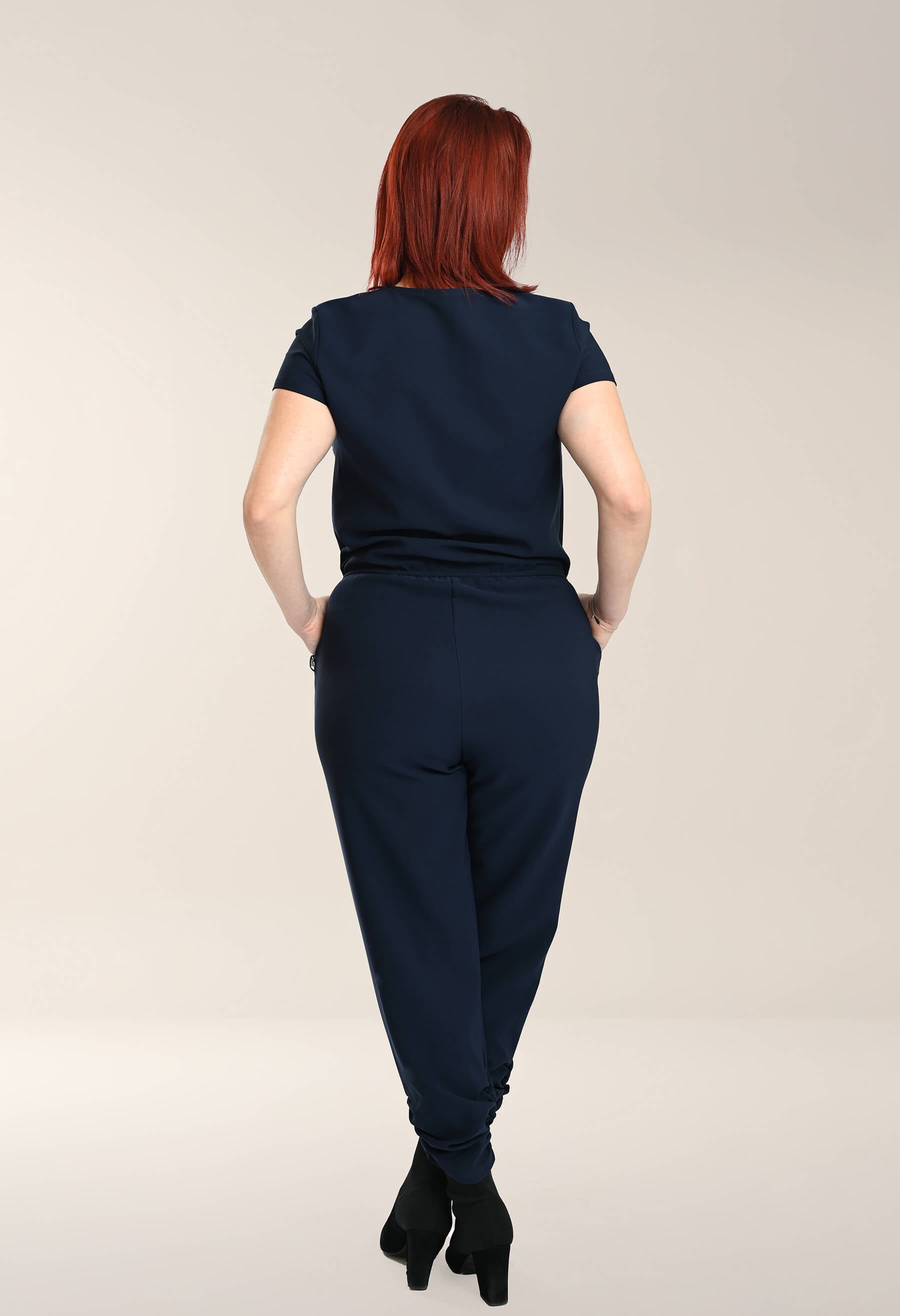 Maéva - One-piece jumpsuit with wrap neckline