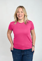 Nadia - Short-sleeved sweater in PDR