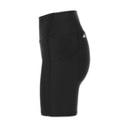 Nelly - Short long à taille haute avec poches - Longueur 6 pouces noir