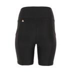 Nelly - Short long à taille haute avec poches - Longueur 6 pouces noir
