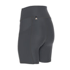 Nelly - Short long à taille haute avec poches - Longueur 6 pouces noir