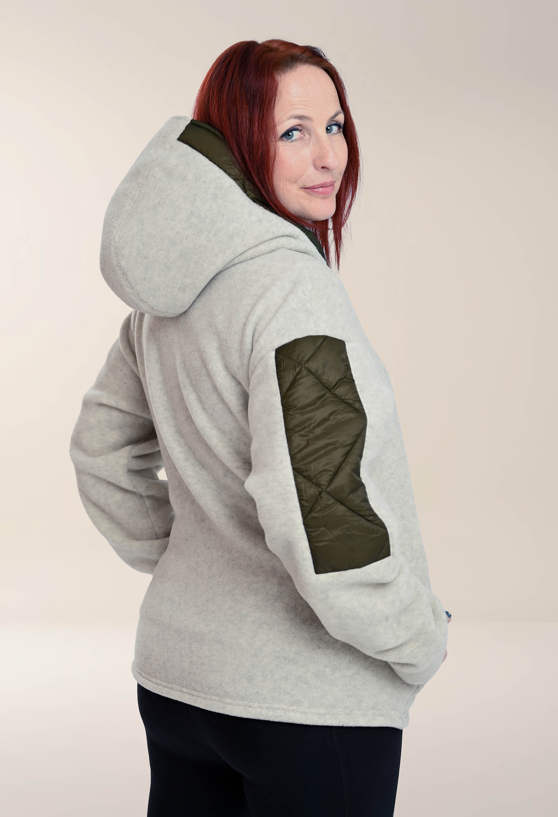 Nita - Fleece coat with hood