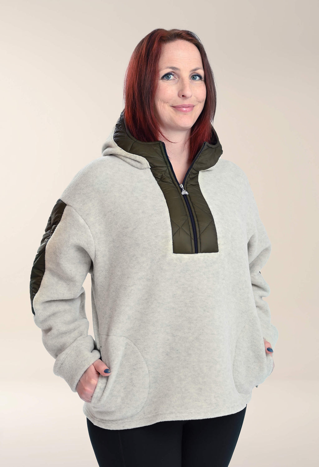 Nita - Fleece coat with hood