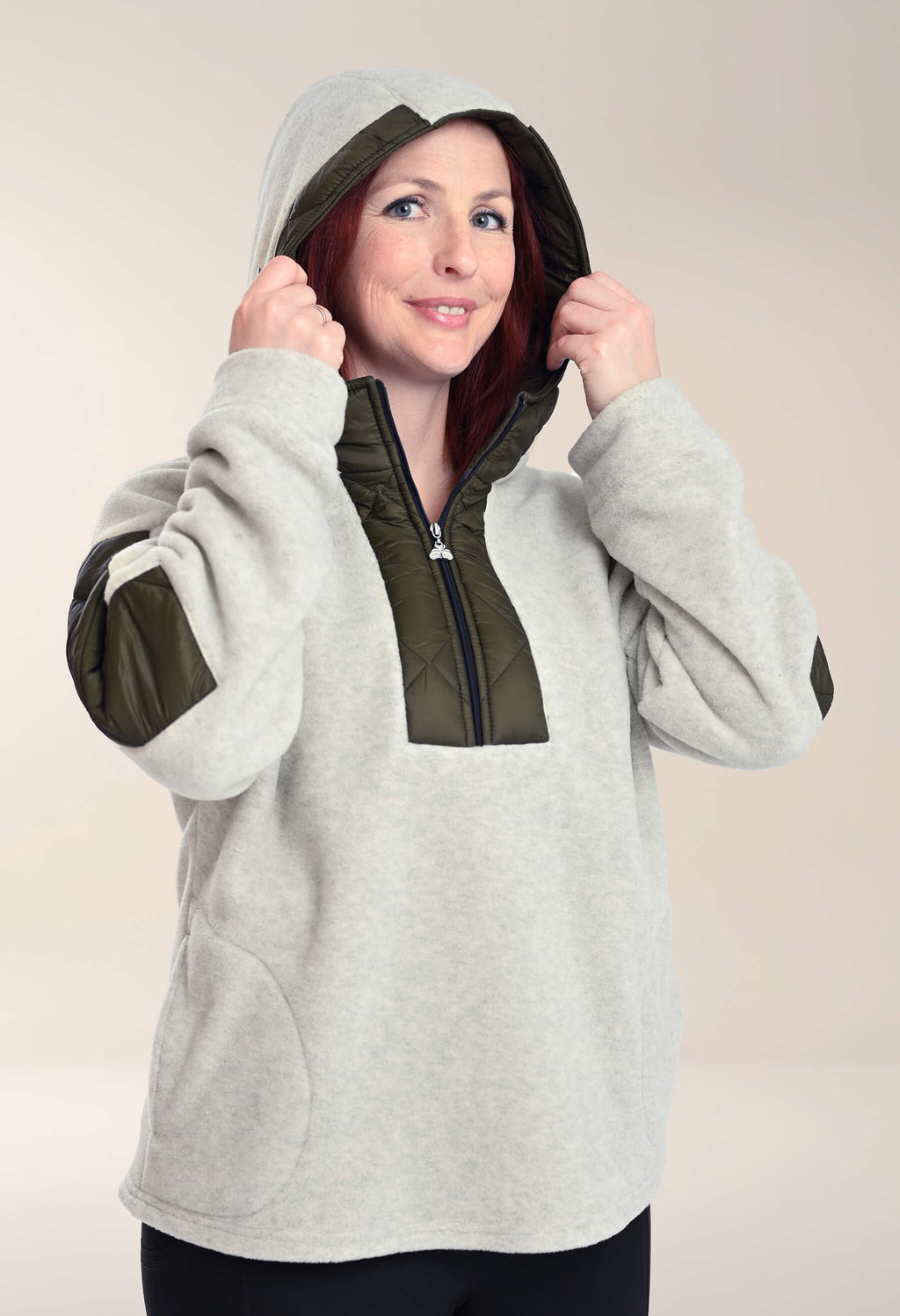 Nita - Fleece coat with hood