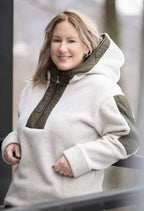 Nita - Fleece coat with hood