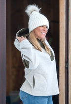 Nita - Fleece coat with hood