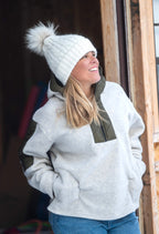 Nita - Fleece coat with hood