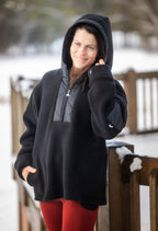 Nita - Fleece coat with hood
