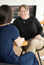 Rose-Marie - Flowy, loose-fitting sweater with dolman sleeves