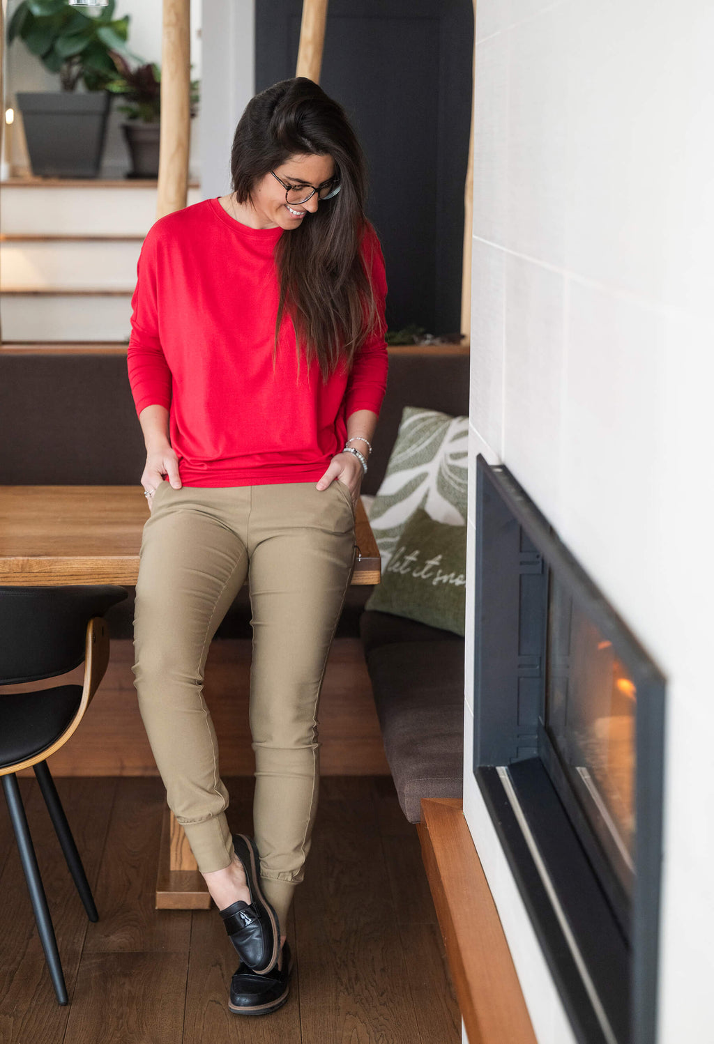 Rose-Marie - Flowy, loose-fitting sweater with dolman sleeves