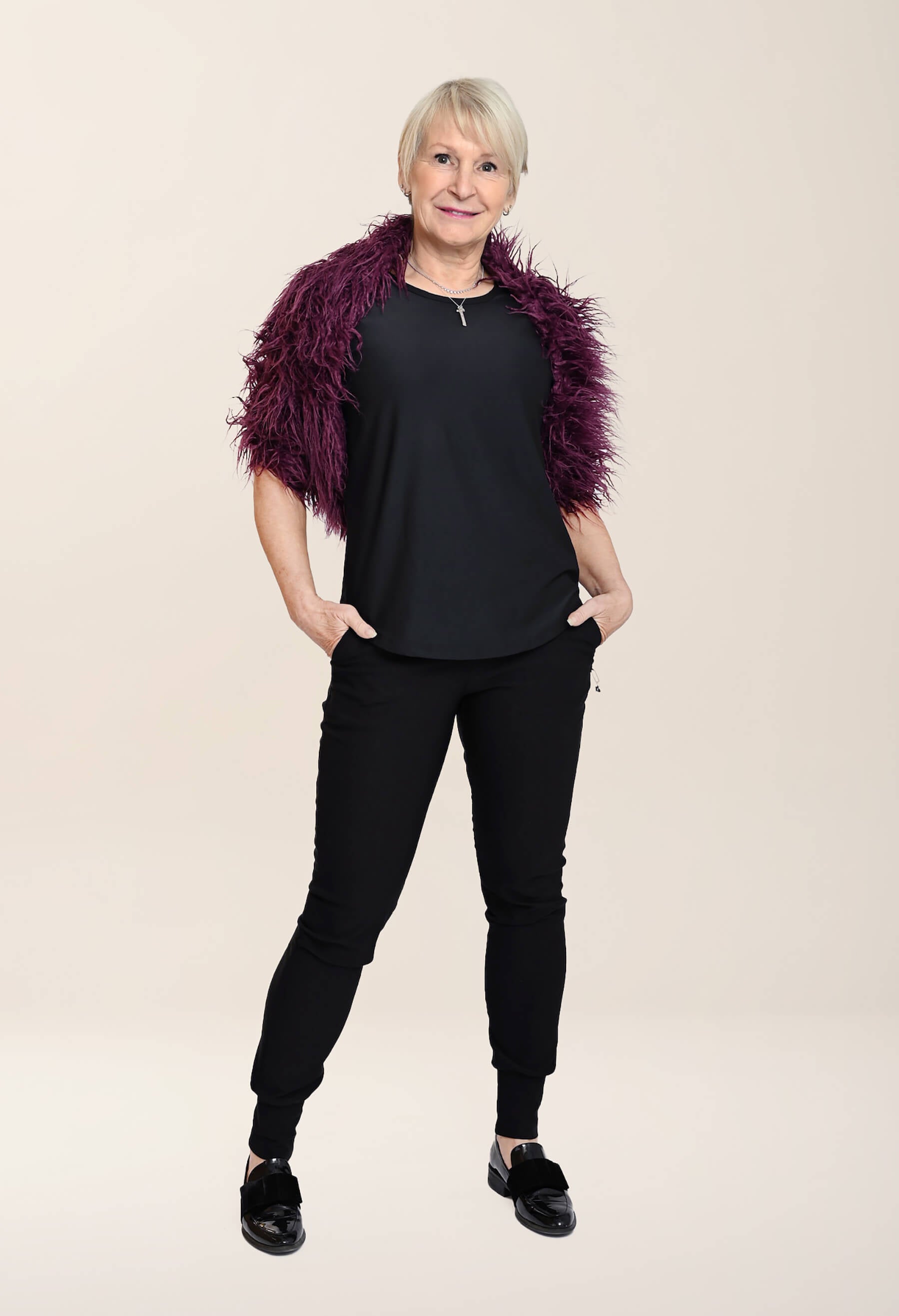 Sasha - Semi-fitted trousers