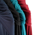 Cape à capuche transformable en bambou - Noire ou marine