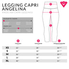 Angelina - Legging Capri noir