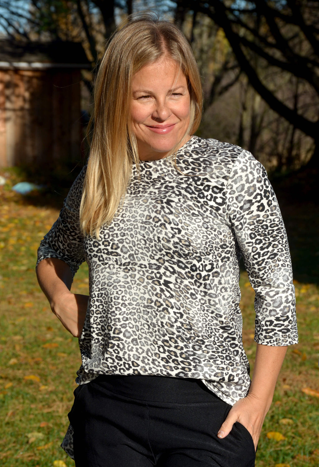 Olivia - 3/4 Sleeve Sweater