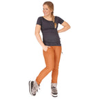 Basic short-sleeved sweater with a round neckline - Mekena