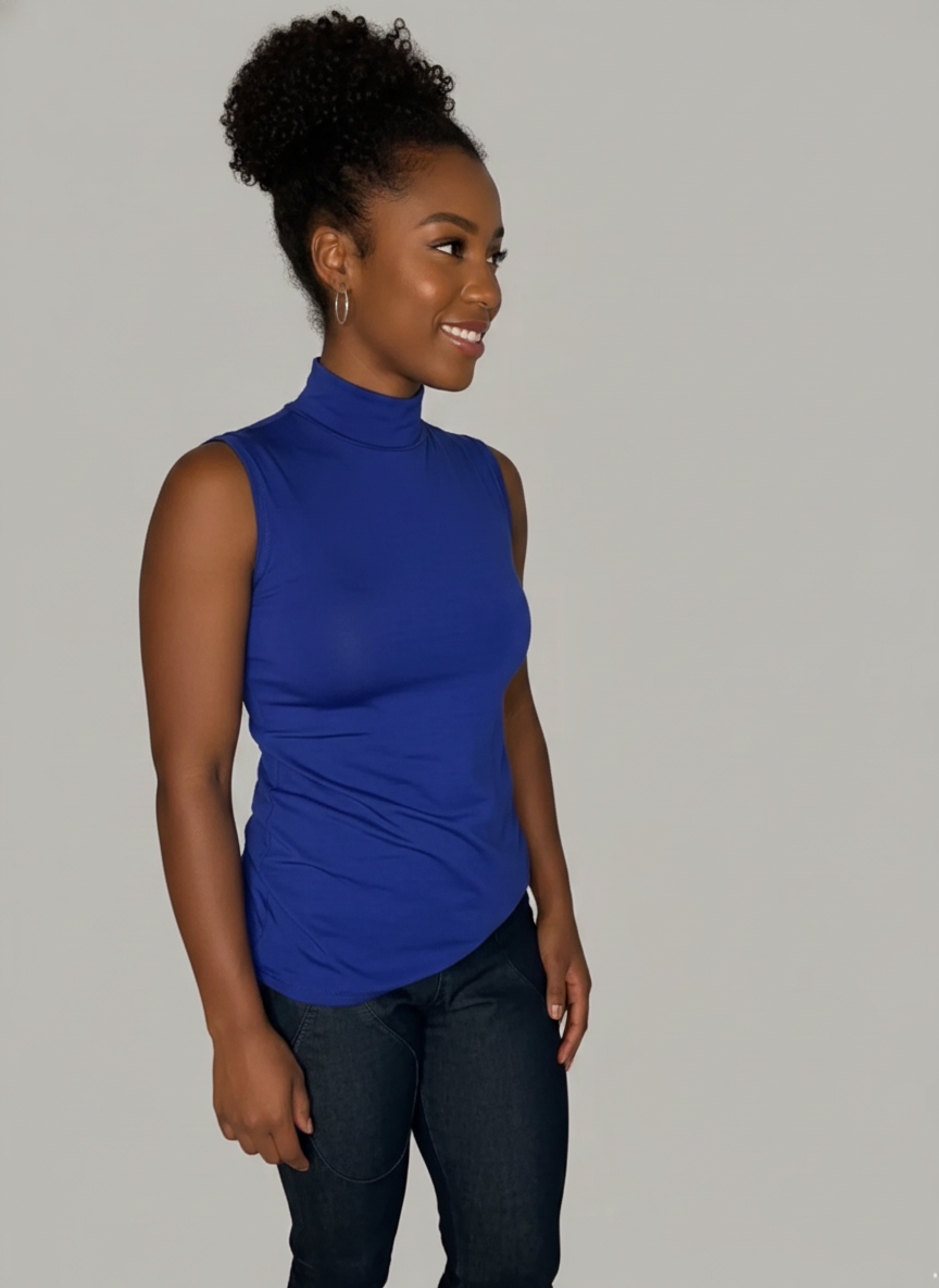 Camille - Chandail sans manche ultra doux en bambou